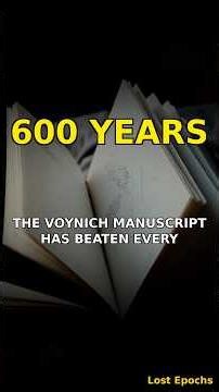600 Years & No One's Cracked It: The Voynich Manuscript