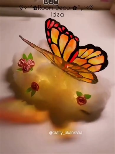 DIY Butterfly Night Lamp Tutorial