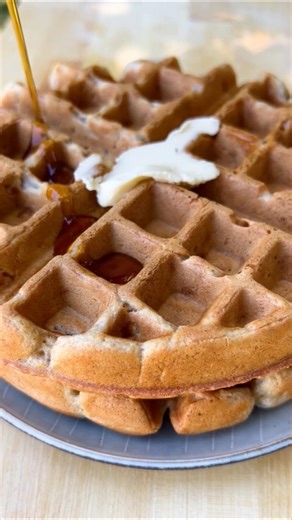 18K views · 97 reactions | These are the best Vegan Waffles! Easy to make with a few pantry staples, they come out light and fluffy with crisp, golden brown edges every time. 劉 recipe in the comments!  | Plant-Based on a Budget | Facebook