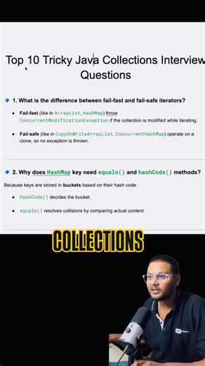 Chetan Ghate on Instagram: "Java Collection Tricky Interview Question ✅ . Follow @codesnippet.java ✅ . #java #programming #programmer #code #coding #springboot #coder #coders #interview"