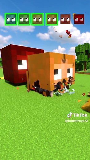 50000 Spears vs Zombies in Teardown Minecraft