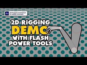 2D Rigging DEMO using Flash Power Tools #2drigging #adobeanimate #tutorial