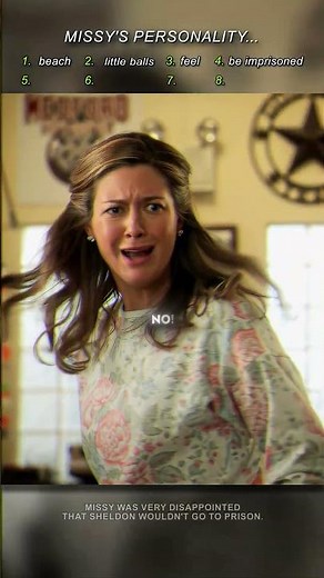 Is Missy one of the most interesting characters? #movie #foryou #film#youngsheldon #youngsheldonedit