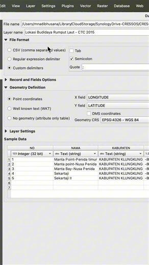 How to Load CSV or Text Data into QGIS (Step-by-Step Tutorial) #shorts #gis #qgis #tutorial
