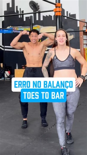 T2B - Por que você perde o balanço no TOES TO BAR #crossfit #tutorial #dicas