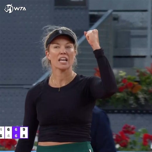270K views · 4.1K reactions | Racking up her 14th STRAIGHT match-win  Danielle Collins defeats Danilovic, 4-6, 6-4, 7-6(8) in a 2-hour and 43-minute second-round thriller in Madrid  #MMOPEN | WTA | Facebook