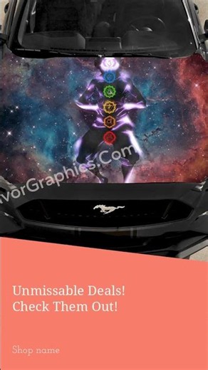 Avatar The Last Airbender Car Decal Sticker Vinyl Hood Wrap High-Quality Graphic