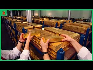 How To Mine & Produce 2,500-3,000 Tons Of New Gold Each Year. Gold Coin Making & Melting Scrap Gold