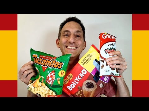 I Try Popular Snacks from Spain in Madrid LIVE