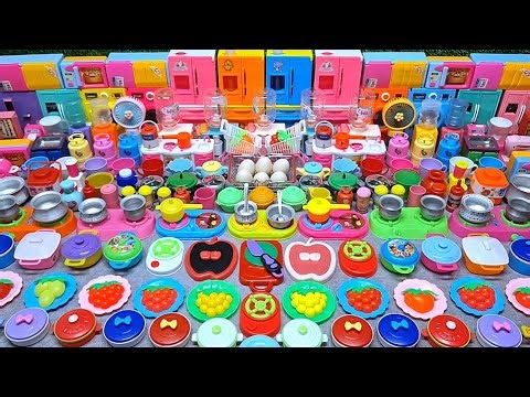 7:51Minutes Satisfying with Unboxing Hello Kitty Kitchen Set| How to Make Kitchen Set with Soft Clay