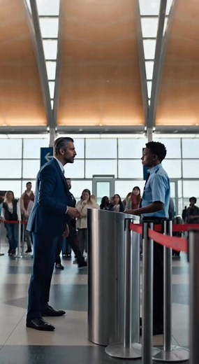 «¡Te quitas de mi camino o haré que te saquen a la fuerza, basura!» —bramó el ejecutivo, señalando al joven empleado del aeropuerto—. Pero la respuesta que él le dio dejó a toda la terminal en absoluto silencio… 😱😱😱 «¡Te quitas de mi camino o haré que te saquen a la fuerza, basura!» La frase explotó como un trueno en la concurrida Terminal C del Aeropuerto Internacional de Dallas. Las conversaciones se apagaron de golpe, las maletas dejaron de rodar, y hasta el anuncio de altavoces pareció de