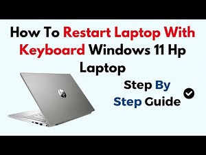 How To Restart Laptop With Keyboard Windows 11 Hp Laptop