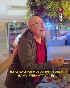 İLYAS SALMAN MÜSLÜMAN OLDUĞUNU AÇIKLADI 💥 Türk Televizyon ve Sinema tarihinin en iyi oyuncularından olan İlyas Salman'dan şaşırtan bir açıklama geldi, Gittiği bir mekanda açıklama yapan İlyas Salman adından sıkça söz ettiriyor #magazin | Haberduy