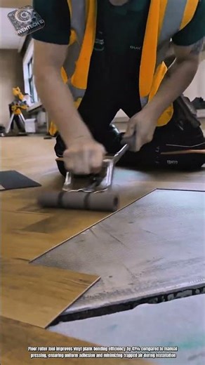 How to Floor Roller Tool for Vinyl Plank Precise Adhesive Bonding