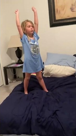 Ro gymnastics in PJs Feb 2022