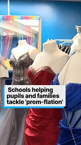 50K views · 405 reactions | Prom should be a night to remember, but for many families, rising costs are making it harder to take part. From outfits and accessories to hair, makeup, and even the ticket itself – the price of prom can quickly add up. It’s led some schools, like Auchenharvie Academy in Stevenston, to take matters into their own hands and set up a dress and suit donation service. #stvnews #scotland #prom | STV News | Facebook
