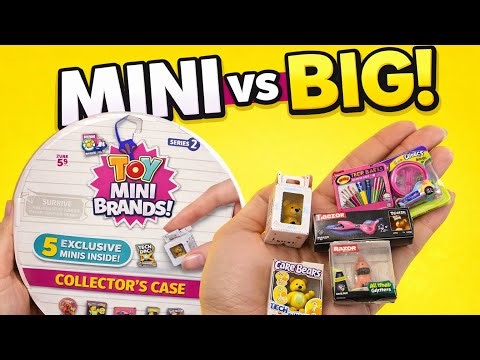 Toy Mini Brands Series 2 | MINI vs BIG Comparison