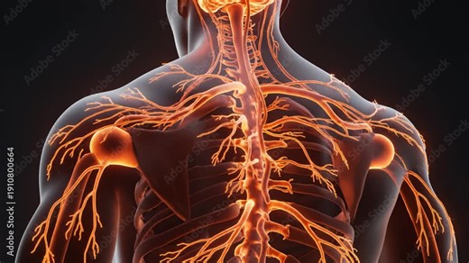 Human nervous system anatomy