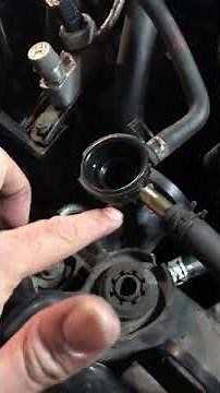 Fixing a radiator neck nipple of a 2009 Toyota Corolla