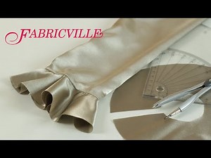 Madeleine & Fabricville - How to sew a flounce edge