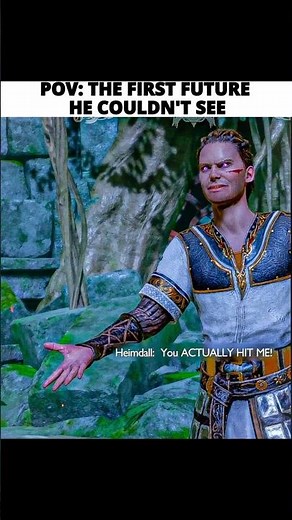 Heimdall Loses His Vision 😱 First Time He Can’t See the Future #godofwar #gaming #kratos #heimdall