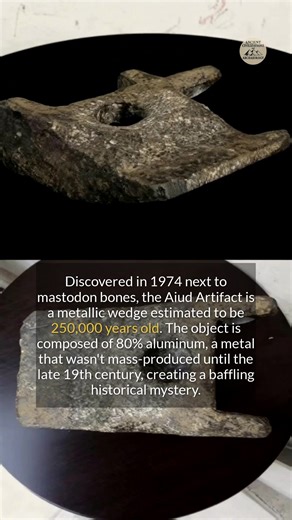 188K views · 1.4K reactions | A 250,000-year-old aluminum wedge found in Romania baffled scientists. | Ancient Civilizations and Archaeology | Facebook