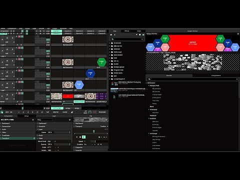 Resolume Arena 7 - Output Advanced - Group Layer