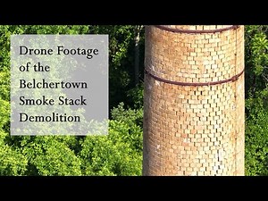 Belchertown Smoke Stack Demolition – Exclusive Drone Footage | 60K+ Views