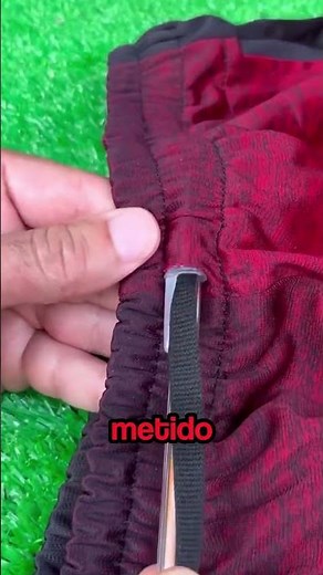 The best trick to put a drawstring in a pair of pants ✅✅