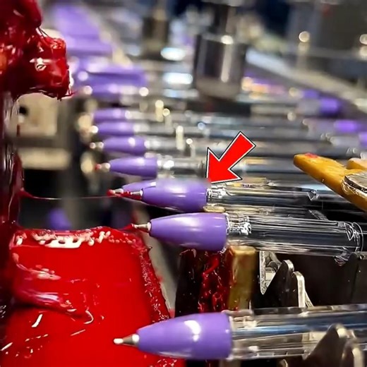 फैक्ट्री में आपकी पेन कैसे बनती है?। | How Ballpoint Pens Are Made In Factory? | #shorts