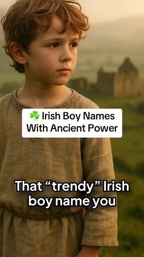 517K views · 12K reactions | Irish Boy Names With Ancient Power☘️ #Irish #Ireland #IrishHistory #IrishStorytelling #Celtic #Gaelic #irishnames | The Irish Remembered | Facebook