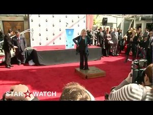 Kim Novak hand and footprint ceremony at 2012 TCM Classic Film Festival