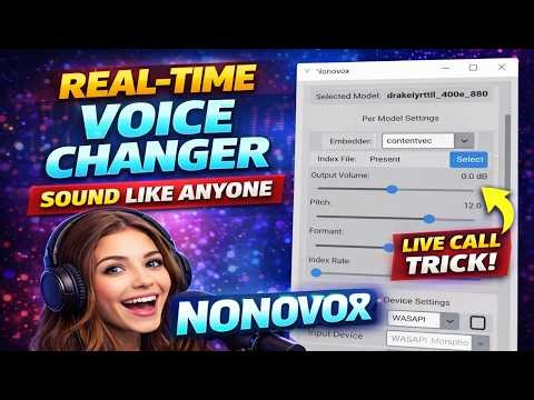 Sound Like ANYONE on Live Calls! | Nonovox Real-Time AI Voice Changer Setup