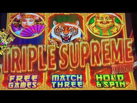 ★NEW SLOT ! LET'S GO FOR IT !!★TRIPLE SUPREME XTREME (GRAND PROSPERITY) Slot (Aristocrat)☆栗スロット