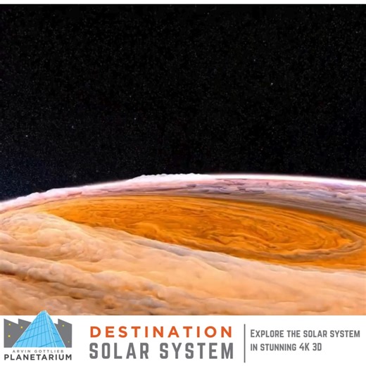 Blast off on a stunning 4K 3D Solar System tour like you’ve never experienced before in Destination Solar System at our Arvin Gottlieb Planetarium. Travel hundreds of millions of virtual miles in mere seconds as you take in the hottest hot spots and the coldest, stormiest, and most spectacular sights in the Solar System. From soaring through the Asteroid Belt and exploring the moons of Jupiter and Saturn to hovering above the roiling surface of the Sun and more! All in stunning 4K 3D from the co