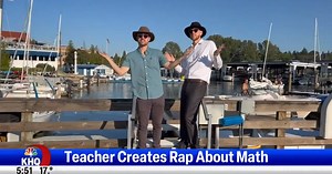 Spokane teacher makes math fun by creating a rap