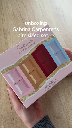 Sweet, flirty, and perfectly bite-sized. The Bite Sized Perfume Collection by Sabrina Carpenter 💋🍬available on Glorious Beauty now!