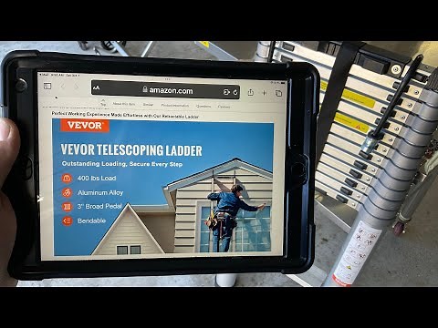 Review of The VEVOR Telescoping Ladder / Effortlessly Extends to 18 Feet! / Fits in any Car!