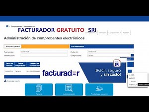 Facturador SRI gratuito Facturación Electrónica