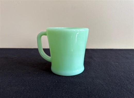 Vintage Fire King Jadeite Coffee Mug With "d Handle", Vintage Green Glass Drink Ware - Etsy