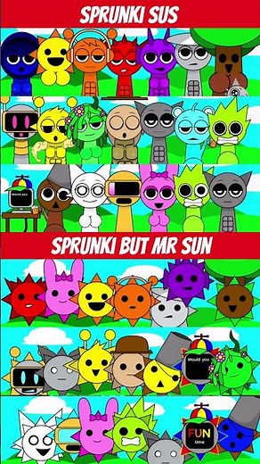 Incredibox Sprunki SUS EDITION💀💀💀 VS Incredibox sprunki but mr sun #sprunkisong #sprunkipyramixed