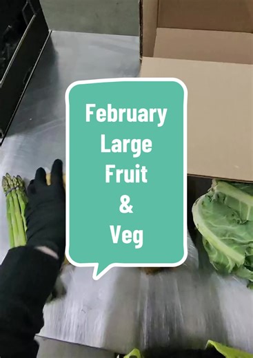 This is our large fruit & veg box and here is what we are including for the month of February - 1 x pineapple 1 x bag potatoes 2 x brown onion 1 x cauliflower 1 x cabbage 4 x carrots 1 x bunch asparagus 1 x packet tenderstem 1 x packet green beans 1 x punnet mushrooms 6 x apple 2 x blood oranges 4 x satsuma 6 x banana 1 x punnet grapes 1 x large punnet strawberries To order just simply visit our website www.freshfruitandvegshop.com and include and discount code FreshFruitShop for 10% off. UK Mai