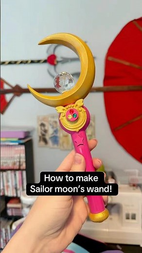 How to make Sailor Moon’s wand! #cosplay #sailormoon #tutorial #wand #3dprinting