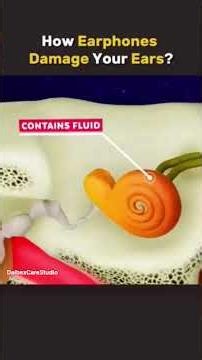 The Silent Killer: What Loud Headphones Do To Your Cochlea |DaibexCareStudio #shorts