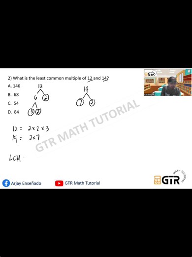 Civil Service Exam Review GCF and LCM #arjayensenado #gtrmathtutorial #civilserviceexam | Math Tutorial by Arjay Enseñado