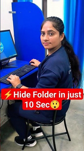 Hide Folder In Just 10 Sec #viral #computer #excel #tlscomputer