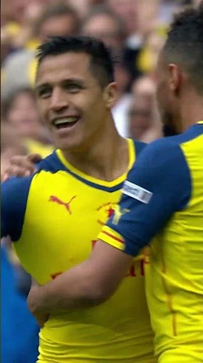 Who could forget this Alex Sanchez THUNDER STRIKE against Aston Villa?! ⚡️
