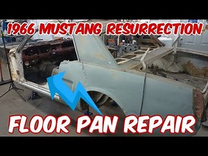 Transforming This 1966 Ford Mustang: Beginner Floor Pan Restoration Tips and Tricks #ford
