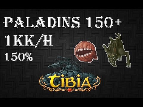 Tibia | Weakened Frazzlemaw & Enfeebled Silencer (Feyrist) | Paladins 150+ | 1kk/h (150%)