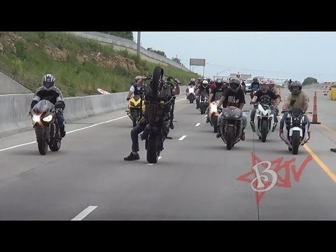 Insane Stunt Bike Wheelie Combo's HD Motorcycle Wheelies On Highway Street Bike Stunts Blox Starz TV